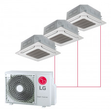 Кассетная сплит-система LG на 3 комнаты