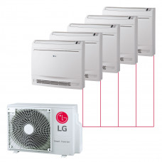Консольная сплит-система LG на 5 комнат