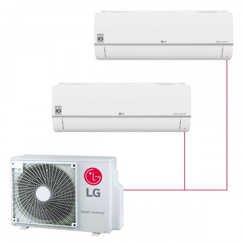 Настенная мульти-сплит-система LG Standard Plus на 2 комнаты в Саратове