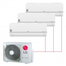 Настенная сплит-система LG Standard Plus на 3 комнаты
