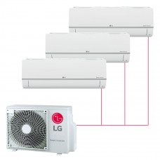 Настенная сплит-система LG Standard на 3 комнаты