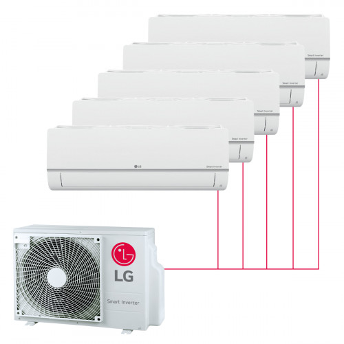 Настенная мульти-сплит-система LG Standard на 5 комнат в Саратове