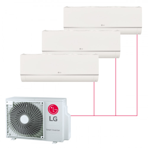 Настенная мульти-сплит-система LG Standard Plus S на 3 комнаты в Саратове